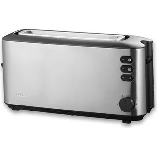Severin Langschlitz-Toaster Edelstahl/schwarz
