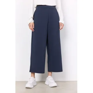 soyaconcept Schlupfhose »SC-SIHAM 36«, bequeme Culotte in 7/8 Länge und lässiger Passform, blau