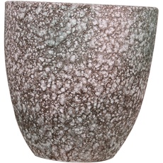 Bild Keramik-Übertopf Vulcano Ø 13,5 cm x 13 cm Dunkelgrün