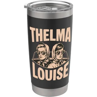 Jede Thelma braucht eine Louise, beste Freundinnen Doppelwandiger Edelstahl-Thermobecher