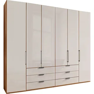 Wiemann Falttürenschrank Monaco 246,9 x 236 x 58 cm Beige/Braun