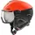 Instinct Visor - robuster, stylischer, optimal belüfteter Skihelm mit beschlagfreiem Visier für Damen und Herren - Fierce red - Black matt - 53-56 cm