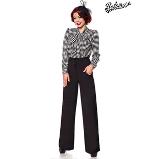 Belsira Marlenehose Schwarz - XL - Schwarz