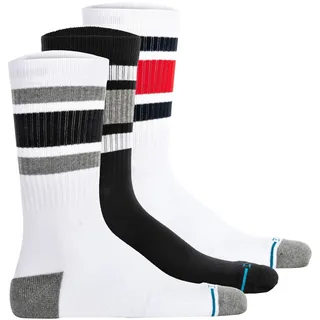 Stance Socken Boyd ST 3er Pack Schwarz/Weiß/Rot/Dunkelblau 43-47