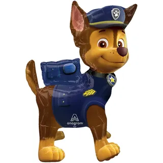 Amscan Anagram 4256501 – Paw Patrol Chase Jumbo Sitter Folienballon – 61 cm