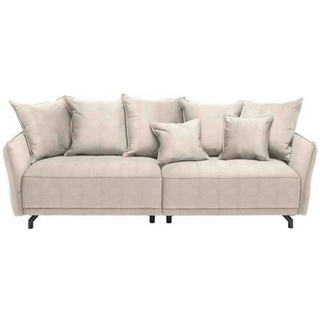 Carryhome Bigsofa , Beige , Textil , Uni , Füllung: Silikon,Silikon , 226x91x103 cm , Stoffauswahl , Wohnzimmer, Sofas & Couches, Sofas, Textilsofas