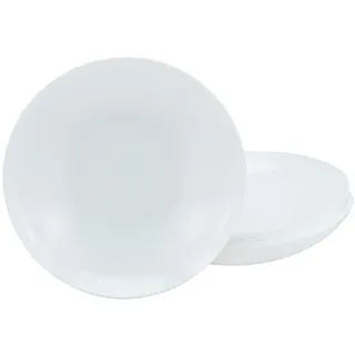 Creatable, 19196, Serie Italien Party, 6-teiliges Geschirrset für 6 Personen, Multifunktionsteller aus Opalglas, spülmaschinen- und mikrowellengeeignet, Made in Europe