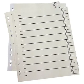 Esselte Wekre Trennblätter DIN A4 chamois, 180 g/m2, 100 Blatt