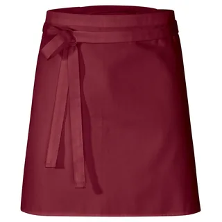 DESERMO 5er Set Premium Schürze 50x80cm (LxB) | Hochwertige Kochschürze-Damen-Herren aus Baumwollmischung | Bequeme Kellnerschürze schützt beim Kochen, Backen | Stoffgewicht 220g/m2 (Bordeaux)