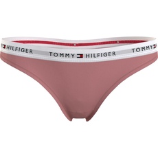 Tommy Hilfiger Damen Thong UW0UW03835 Stringtangas, Rosa (Flora Pink), XL