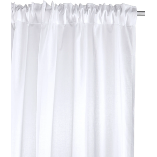 Gardine BRUNO BANANI "Nevalla" Gr. 2, blau, B:130cm H:175cm, Baumwolle, Baumwolle, Gardinen, Gardine, Schal mit Farbverlauf, moderner Hingucker, Vorhang, jedes Zimmer