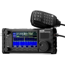 Xiegu X6100 HF-Transceiver, 10W Full Mode SDR-Funkgerät mit BT Unterstützung und 3,6" LCD-Bildschirm