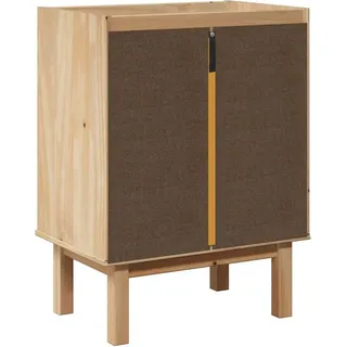 vidaXL Waschbeckenschrank OTTA 59x40x80 cm Massivholz Kiefer - Braun