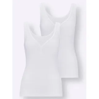 wäschepur BH-Hemd 2-Stück-Packung, 2 Stk., weiß