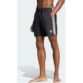 adidas Originals Adicolor 3 Stripes 8 ́ ́ Badeshorts - Black - S,