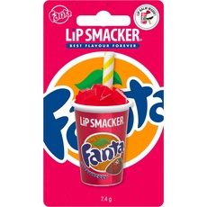 Lip Smacker - Coca-Cola Collection - Lippenbalsam für Kinder in Glasform mit Erdbeer-Fanta-Geschmack - süßes Geschenk für deine Freunde - Single Lipbalm