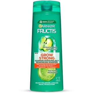 Garnier Fructis Grow Strong HaarShampoo mit Bruchneigung, stärkt und vermindert das Ausfall, 400 ml