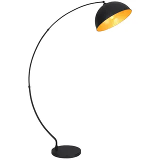 GLOBO Gottfried 1X E27 Gold/Schwarz