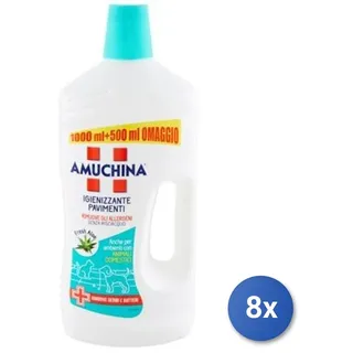 8x Bundle Amuchina Reiniger Für Fußböden 1500 Ml Aloe  Hygienisierend