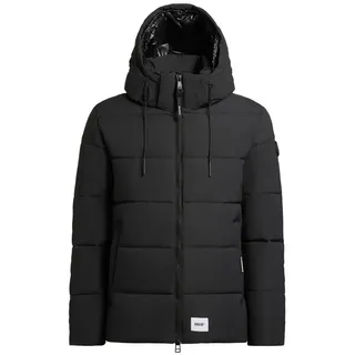 khujo Winterjacke Loga2-YM Steppjacke mit abnehmbarer Kapuze und Rucksackträgern grau XL (54)