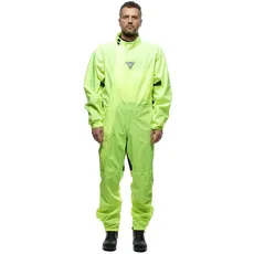 Dainese - Ultralight Rain Suit, Faltbarer Regenanzug für Motorradfahrer, wasserdicht und winddicht, für Männer und Frauen, Fluo Gelb, M