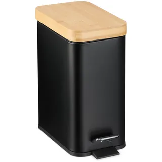 Relaxdays Kosmetikeimer 5 l Schwarz