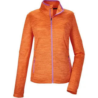 killtec Damen Stretchjacke/Fleecejacke mit Stehkragen KOS 17 WMN FLX JCKT, coral orange, 42, 41306-000