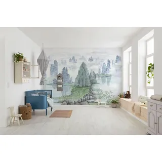 Vlies Fototapete - Fairyland - Größe 300 x 250 cm - Kinderzimmer, Tapete, Kindertapete