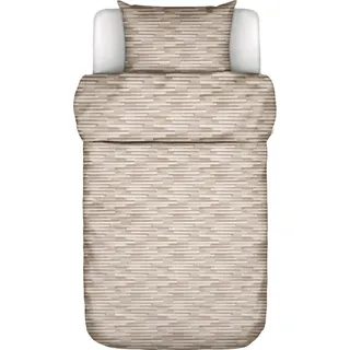 Marc O' Polo Satin-Bettwäsche-Garnitur  Svali Farbe Oatmeal Größe 135x200+80x80