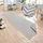 Palma Wendeteppich 80 x 250 cm Grau/Weiß