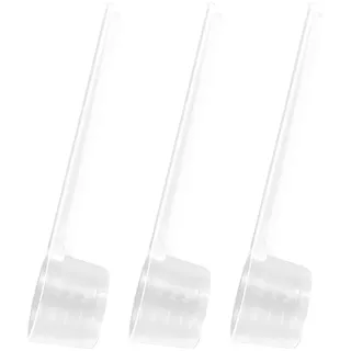 XPEX 3 Stück 5g Messlöffel, Dosierlöffel Transparent mit Skala Waagen, Messlöffel Gramm, Scoop 5g waage gramm, Dosier-Löffel 5g für Backen Kochen Kaffee Waschpulver Proteinpulver Creatin