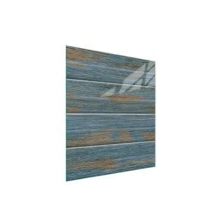Herdabdeckplatte aus Gehärtetem Glas 45x52 cm mit Holz-Motiv, UV-Druck und Silikonfüßen