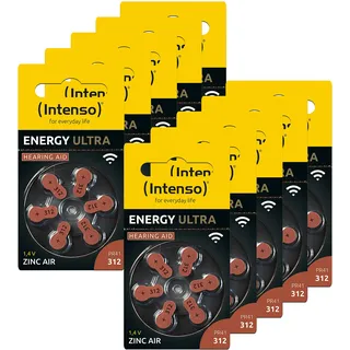 Intenso Hörgerätebatterie PR41-312 1.45 V 60 St. 148 mAh Zink-Luft 7504436MP
