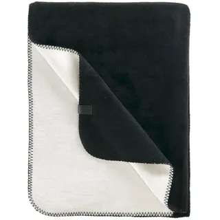 Schöner Wohnen SCHÖNER WOHNEN-Kollektion Wohndecke »Pebble« mit hohem Baumwollanteil schwarz