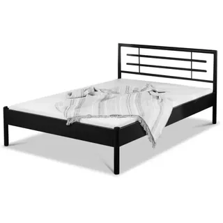 Metallbett Lia – 100 x 220 cm / schwarz