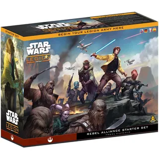 Asmodee Asmodee, Star Wars: Legion – Rebel Alliance Starter Set (Rebellenallianz-Starterset), ATOMIC MASS GAMES, Tabletop, 2 Spieler, 14+ Jahre, 120-180 Minuten, Deutsch, Mehrsprachig