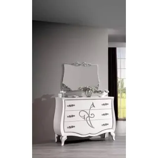 Sideboard Kommode Designer Luxus Schränke Holz Weiß Kommoden Modern Neu - Weiß