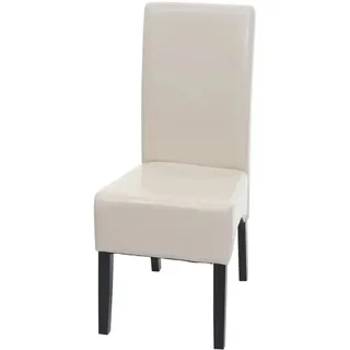 MCW Esszimmerstuhl Crotone Creme Dunkle Beine