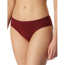 Schiesser Damen Rio Slip-Pure Rib Unterwäsche, Terracotta, 36