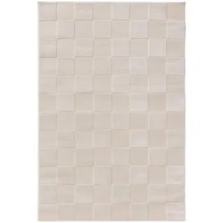 benuta Teppich Claire Cream 240x340 cm , Creme , Kunststoff , Rechteckig , 240x340 cm , pflegeleicht , Teppiche und Böden, Teppiche