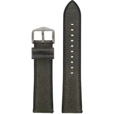 Fossil Uhrenarmband LB-FS5445 Ersatzband FS5445 Leder 22 mm Grau
