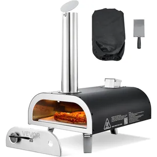 Vevor Pizzaofen 12 Zoll Silber