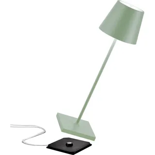 Zafferano Lampe Poldina Pro Tischlampe 2,2 W Sage Green - Grün