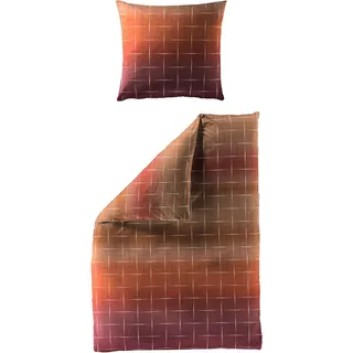 BIERBAUM 4062 orange 155 x 220 cm + 2 x 80 x 80 cm