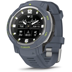 Garmin Instinct Crossover - Robuste Hybrid GPS-Smartwatch mit analoger Präzisionszeitmessung, über 40 Sport-Apps, Benachrichtigungen und Garmin Pay