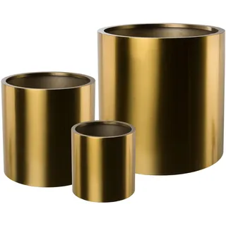 creativ home Übertopf 40 Ø 40 cm Gold