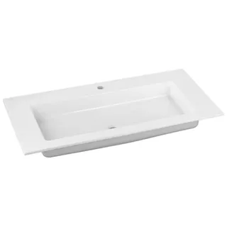 KEUCO ROYAL 60 Einbauwaschtisch aus Keramik, 1057x17x538mm, mit 1 Hahnloch, weiß, 32150311001