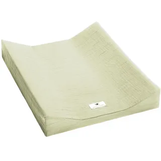 Julius Zöllner Überzug für 2-Keil Wickelauflage aus Musselin Baumwolle - Musselin lime Gr. 50/65