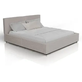 Polsterbett Salerno - Taupe