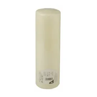 Papstar Ivory Stumpenkerzen, Farbe: elfenbein, Ø 80 mm, Höhe: 290 mm, Brenndauer: ca. 150 Stunden